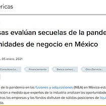 Empresas evalan secuelas de la pandemia y oportunidades de negocio en Mxico